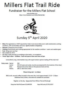 Millers Flat Trail Ride - Sunday 5 April