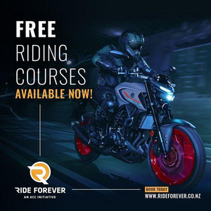 Free Ride Forever Course with every new Yamaha sold until April 2021