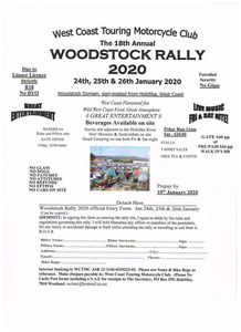 Woodstock Rally - 24-26 January 2020