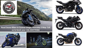 MCR Yamaha Road Bike Demo fleet in Central Otago