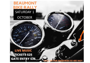 Beaumont Valley Rally - Updated Date 30 Sept -2 Oct 2022