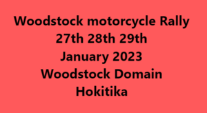 Woodstock motorcycle Rally - Hokitika