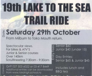 Lake to Sea Trail ride