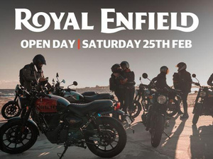 ROYAL ENFIELD OPEN DAY , Saturday 25 Feb  9am-1pm at MCR 