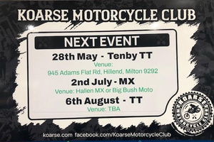 Koarse Motorcycle Club MX Event - 2nd July